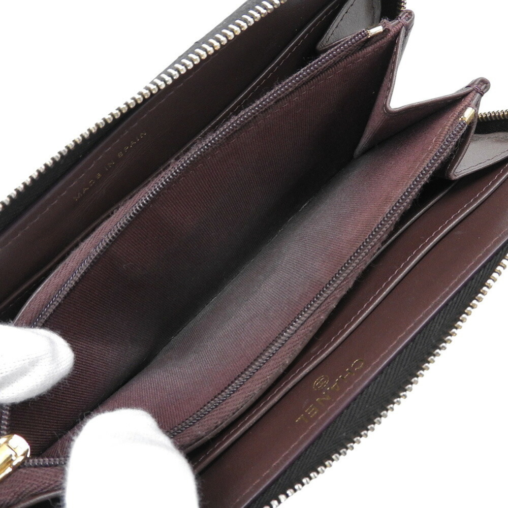 CHANEL Black Logo Wallet - Picture 4 of 10